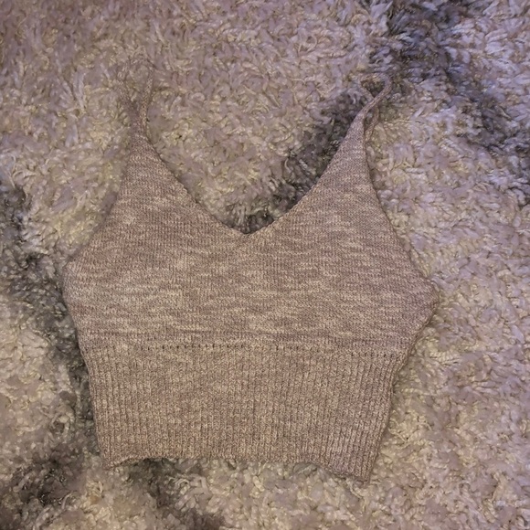 debut Tops - Sweater Crop Top